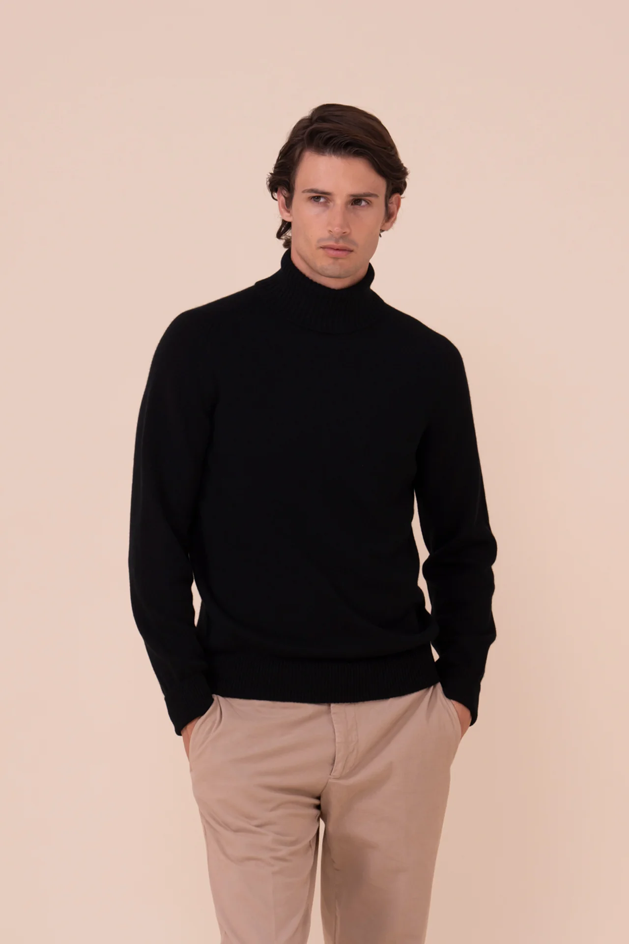 Derby Saddler Cashmere Turtleneck in iconic colors