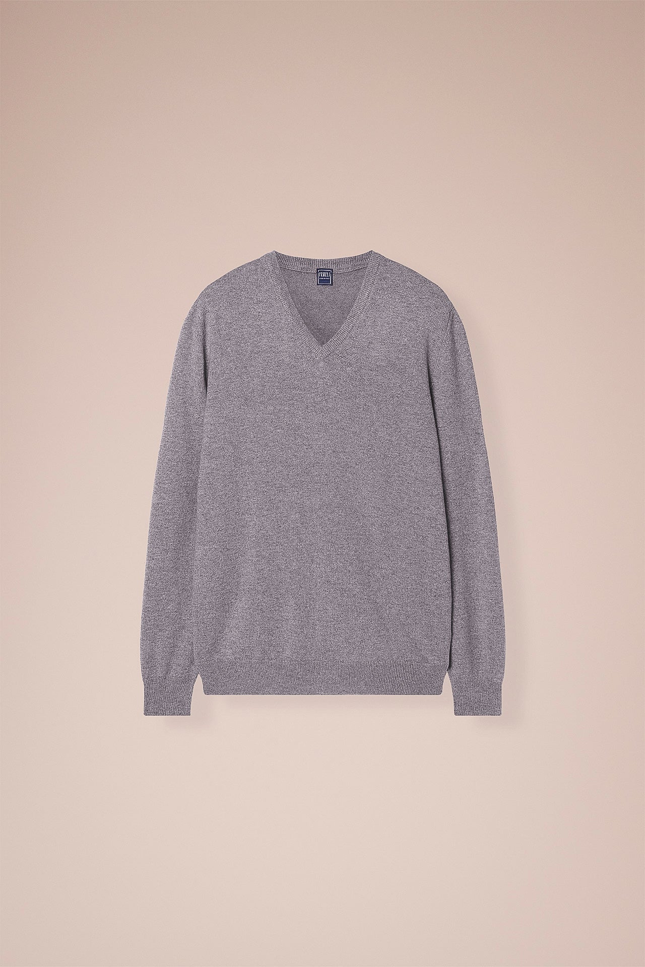 Pull Cashmere V-neck in iconic colors - Image 7