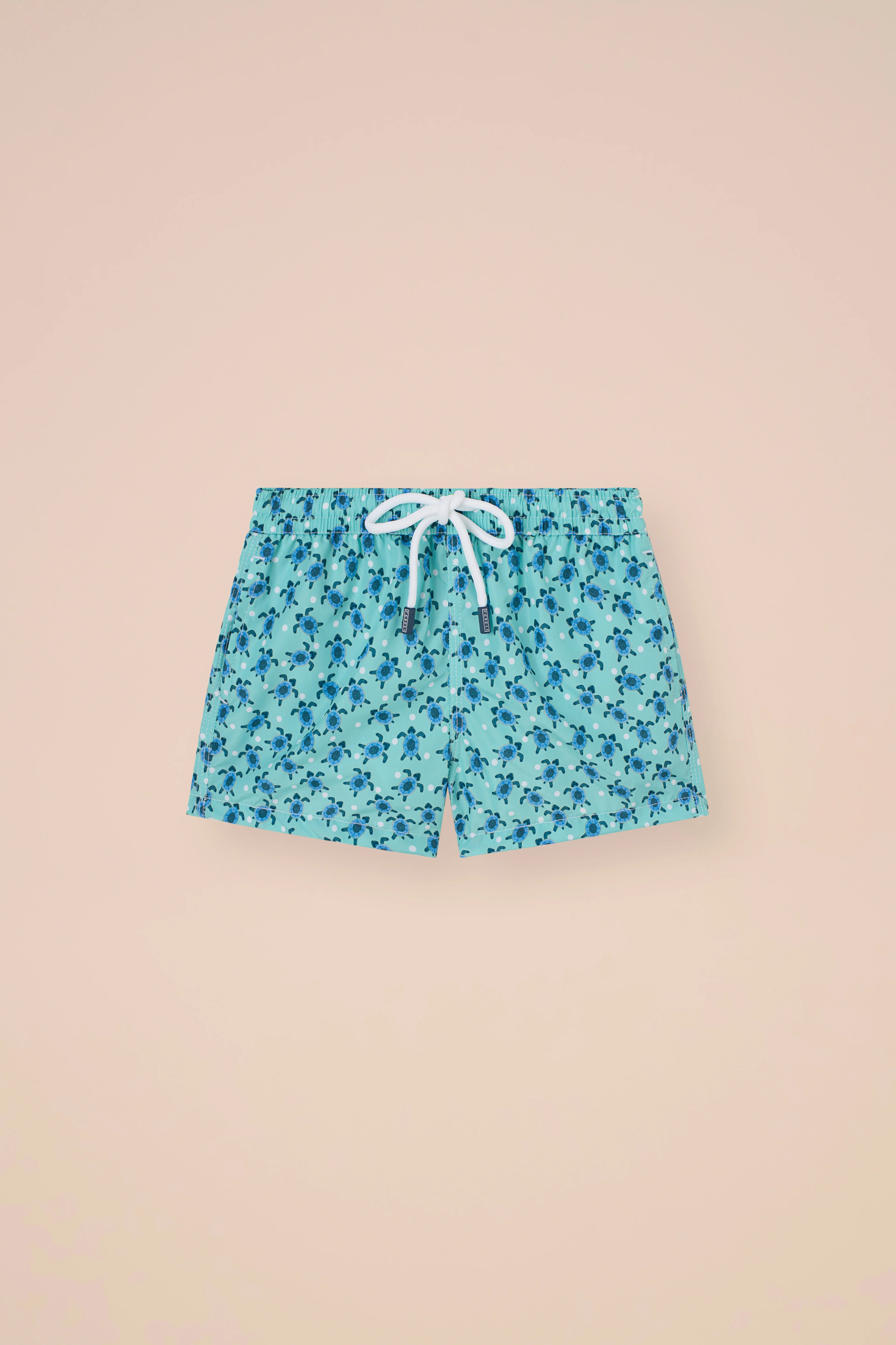 Madeira Kid Swim Trunks - 10-12 years - Sea Turtles Pattern - Image 5